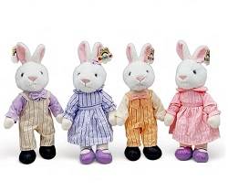 عروسک خرگوش ایستاده 30سانتی